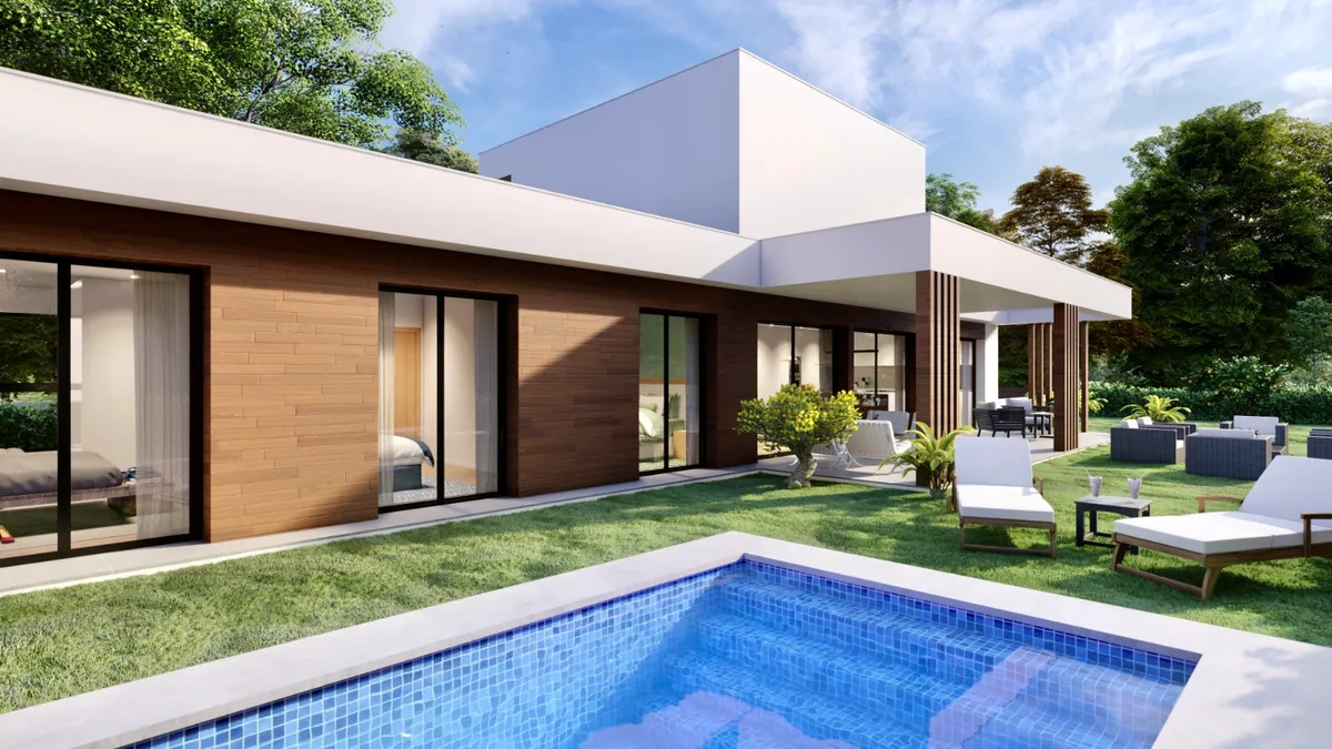 Villa Modelo Eiffel en La Alcayna, obra nueva 2021